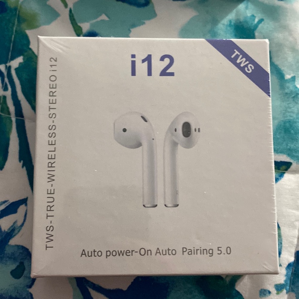 Wireless ear buds Bluetooth app, power on auto pairing 5.0.